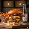 Double Bacon Smash Burger